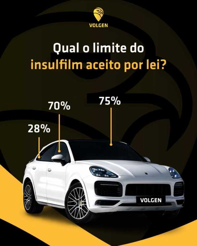 Aplicação de Insulfilm Automotivo Preço Rio Verde - Aplicação de Insulfilm Automotivo